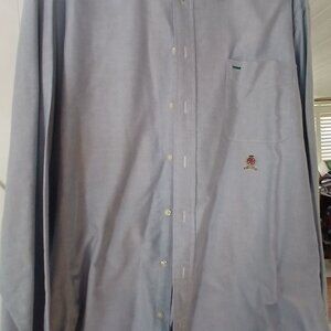 Tommy Hilfiger Button Up Dress Shirt XXL Light blue